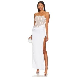 NWOT Revolve NBD Nalani Lace Corset Dress Size Small in White